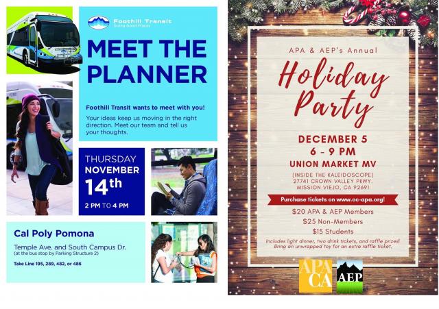 APA and AEP Holiday Party (December 5, 2019) Photo 8 APSA's Meet the Planner event (November 14, 2019)