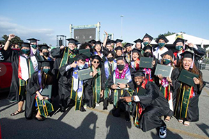 Diverse group of Class of 2021 graduates