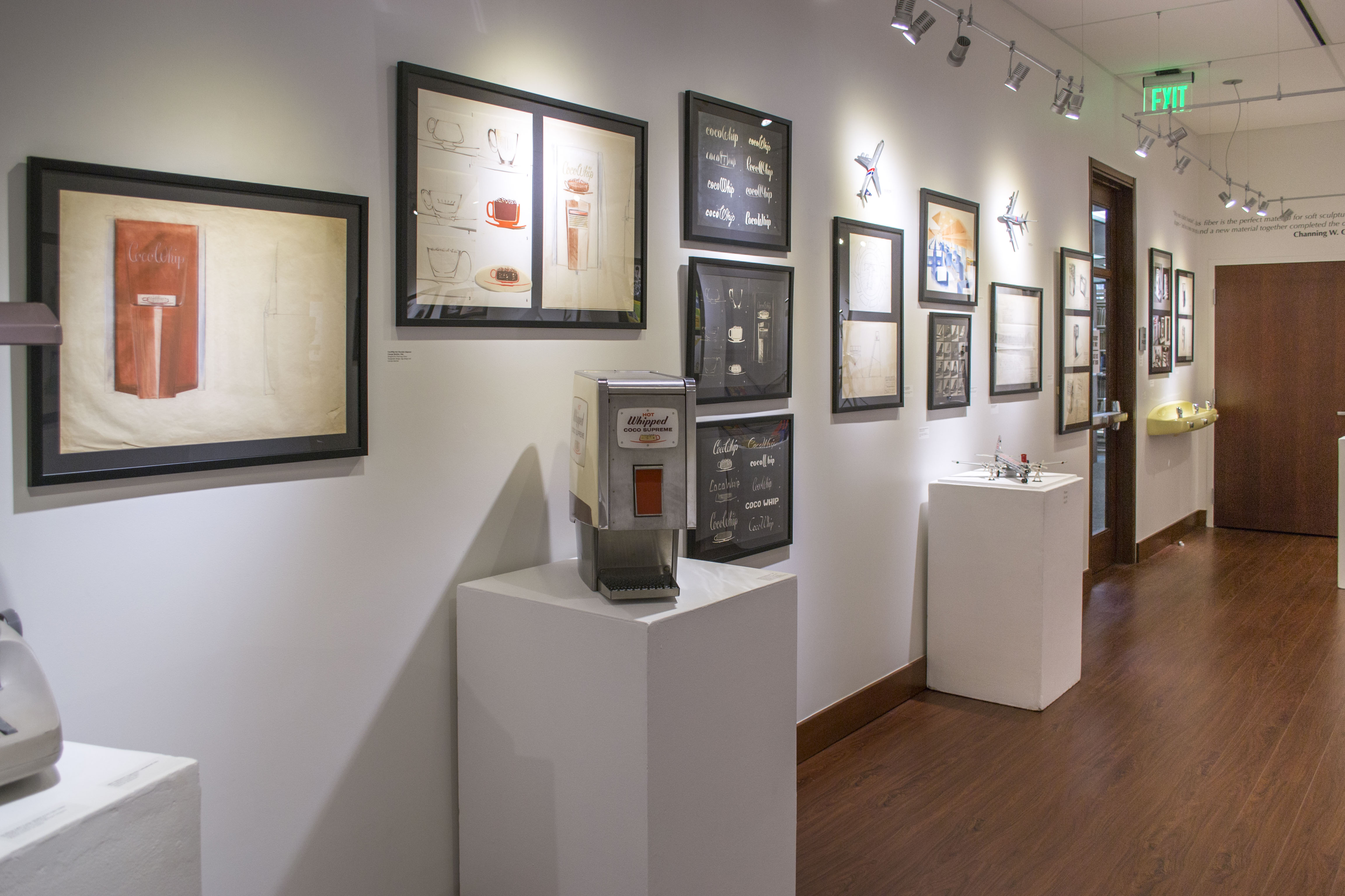 Installation View, Front of Gallery, The Gilson Collection: Midcentury Design at Cal Poly Pomona Exhibition, 2014.