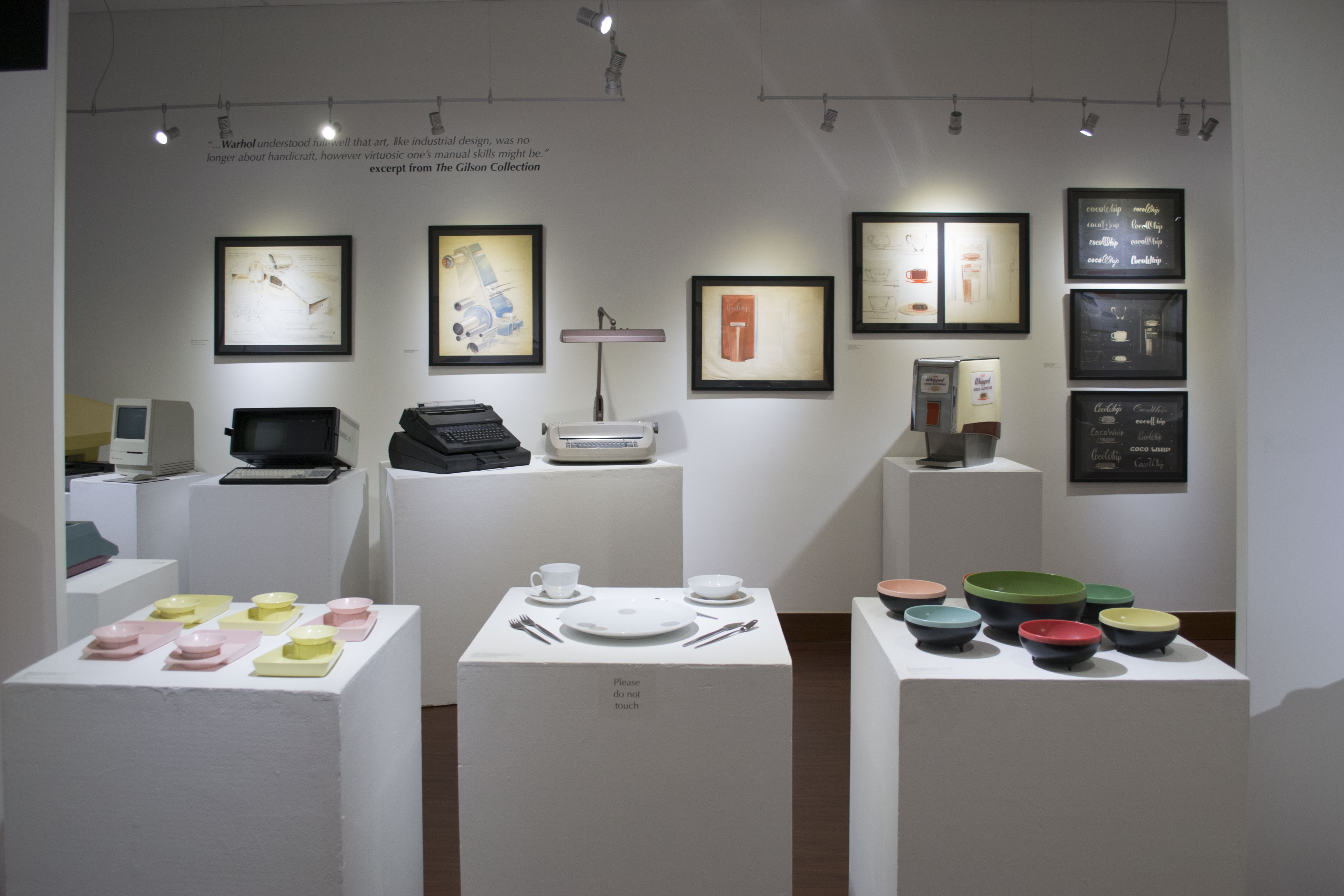 Installation View, Back of Gallery, The Gilson Collection: Midcentury Design at Cal Poly Pomona Exhibition, 2014.