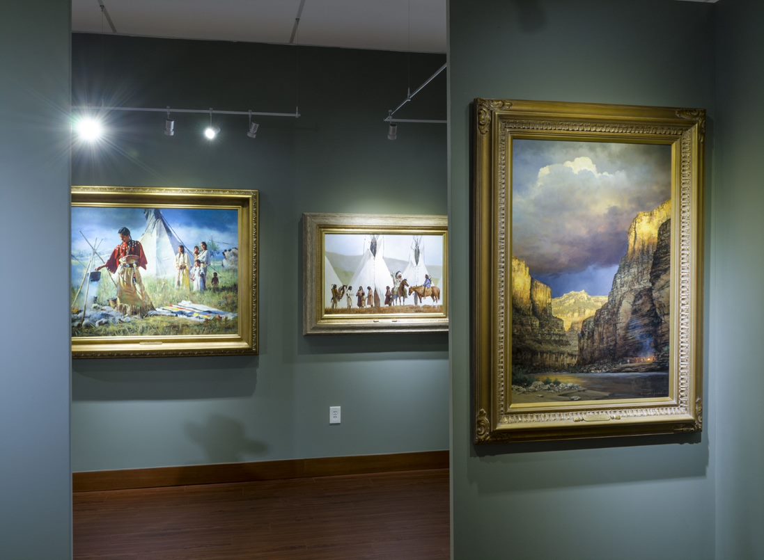Installation View, Front of Gallery, The Huntley Collection, 2016.