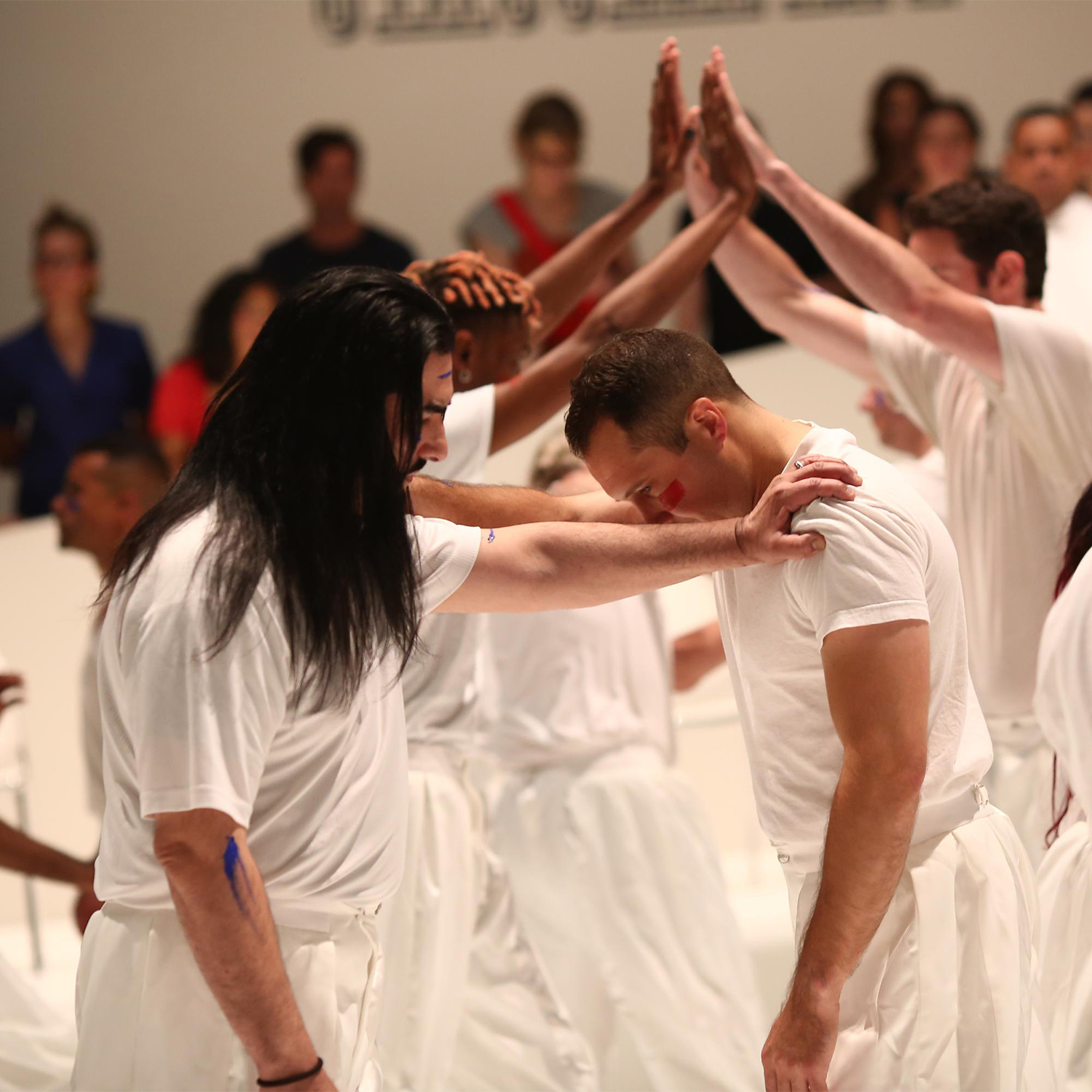 Primitive Games - performance, 1 hr. at Guggenheim Museum, New York, NY, 6/21/18.Photo by Paula Court