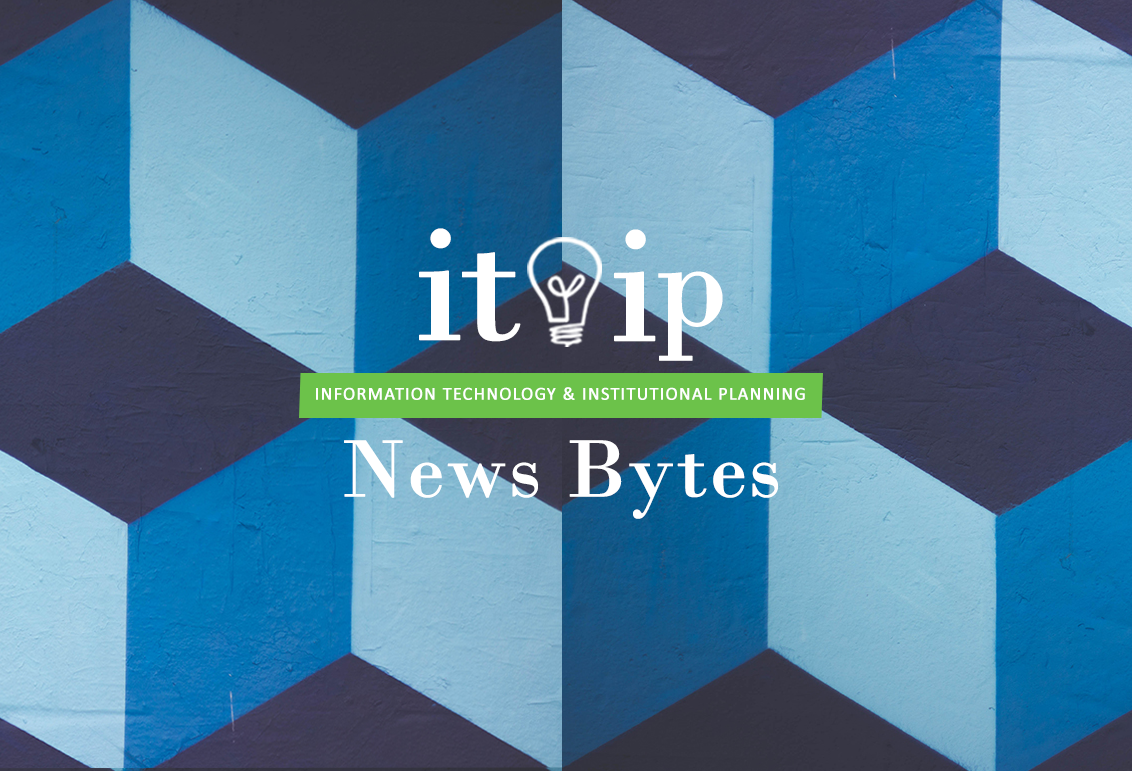 ITIP header icon with lightbulb against blue zig zag diagonal pattern.