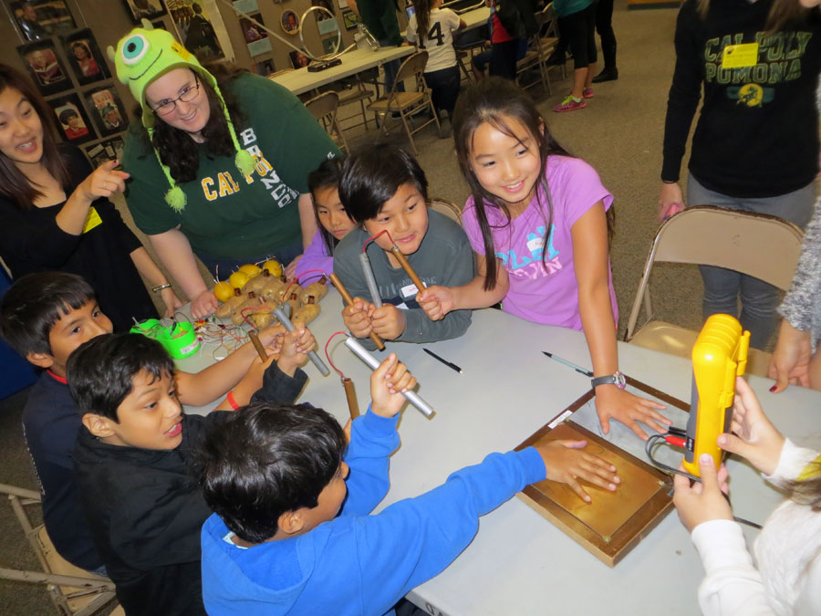 Cal Poly Pomona Physics students visited local elementary school