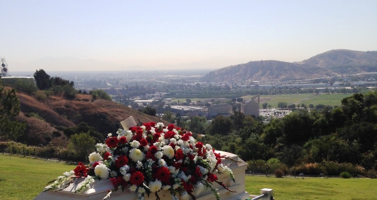 Roger Morehouse Burial Site overlooking Cal Poly Pomona Campus