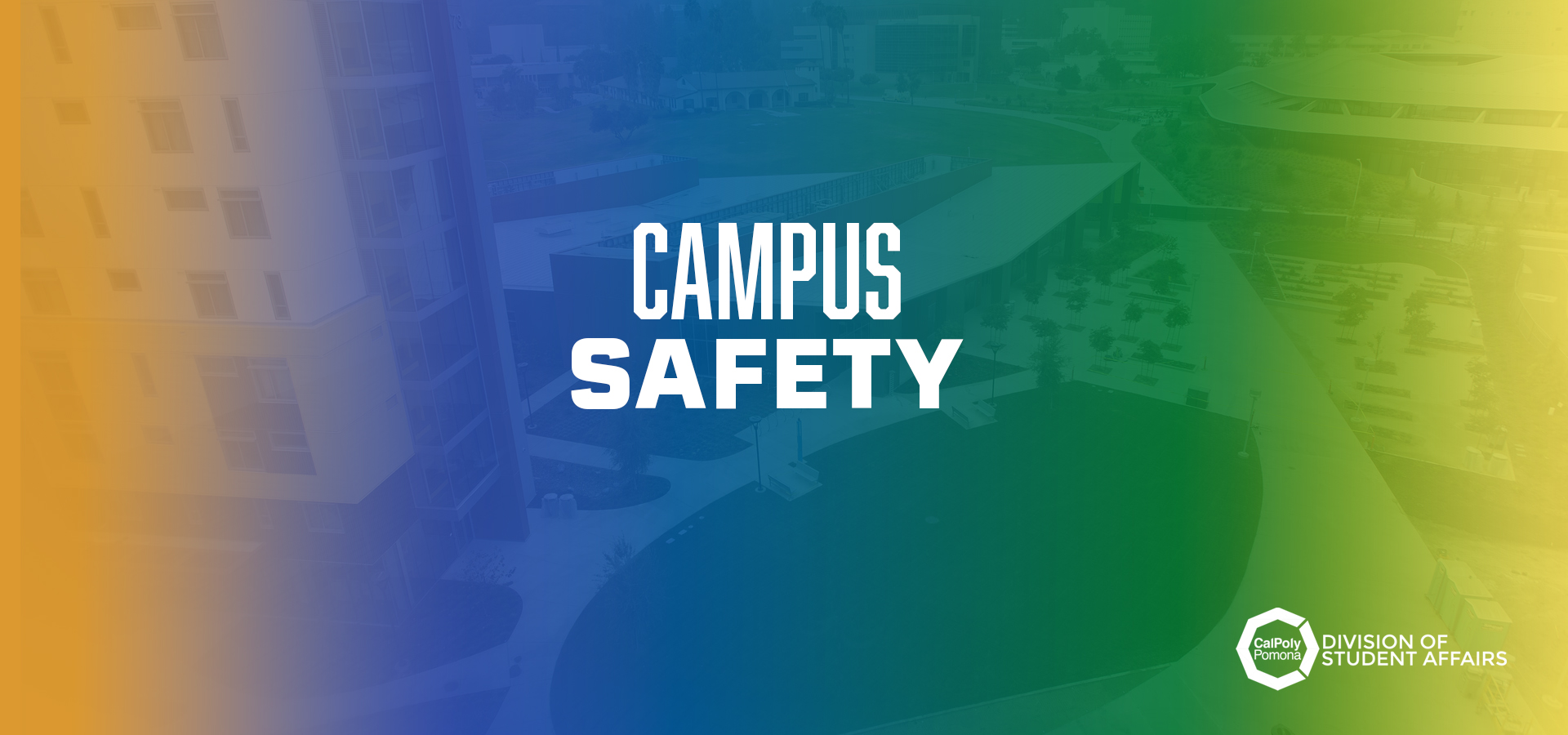 campus safety banner with cpp campus