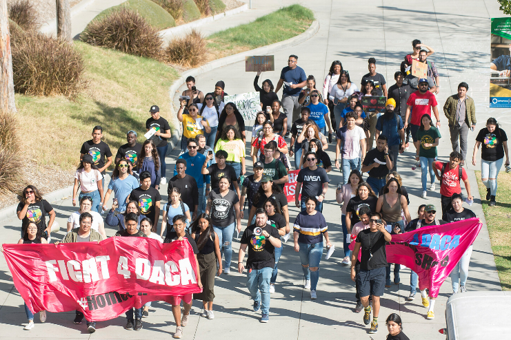 Students March on Campus