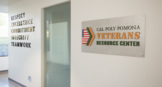 The Veteran Resource Center Entrance