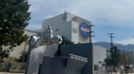 NASA Cube-SAT. Photo courtesey of NASA.